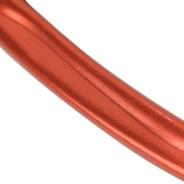 KARABINEK WSPINACZKOWY ZAKRĘCANY POMARAŃCZOWY