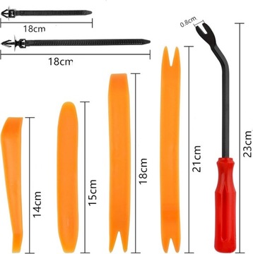 Набор запонок xxl, булавок, автомобильных зажимов, обивки + съемник 725