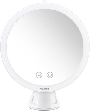 Lusterko stojące i wiszące biały Auxmir