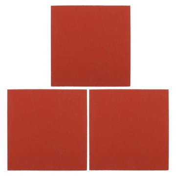 ПРЕСС-МАТ НАГРЕВАТЕЛЬНЫЕ ПОДУШКИ КРАСНЫЕ РЕЗИНОВЫЕ ПОДУШКИ, УСТОЙЧИВЫЕ К ВЫСОКОЙ ТЕМПЕРАТУРЕ 3 ШТ.