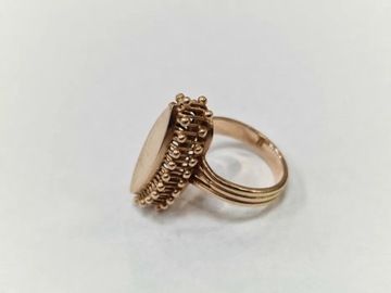 Złoty pierścionek damski/ Radzieckie 583/ 7.43 gram/ R14/ Lite złoto