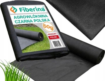 AGROWLOKNINA WŁÓKNINA CZARNA ściółkująca do sciółkowania 3,2m 3,2x10m UV 50