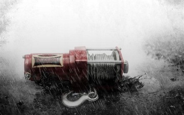 ЛЕБЕДКА 1,1 Т 2500 12 В ЭЛЕКТРИЧЕСКАЯ + ДИСТАНЦИОННАЯ ТРОСОВАЯ ЛЕБЕДКА Dragon Winch