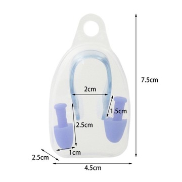 Зажимы для носа Беруши Беруши для жидкости