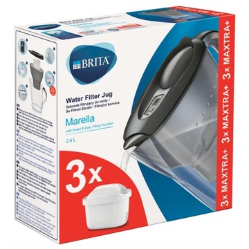 BRITA Marella Maxtra+ фильтр-кувшин +3 вставки