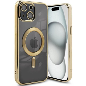 КЕЙС МАГНИТНЫЙ БЛЕСК + СТЕКЛО 9Н для IPHONE 15