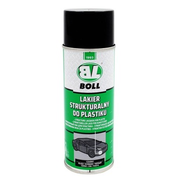 Lakier Strukturalny do Plastiku Czarny Boll 400ml