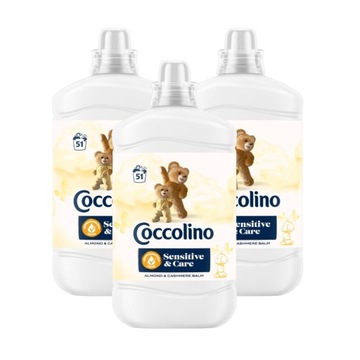 ZESTAW 3X COCCOLINO SUPERSENSORIAL SENSITIVE ALMOND 1275ML