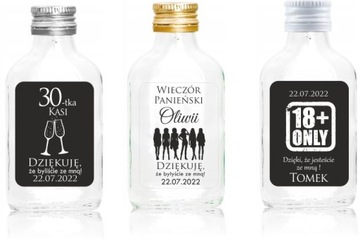 БУТЫЛКА 100мл Девичник Мальчишник Восемьсот