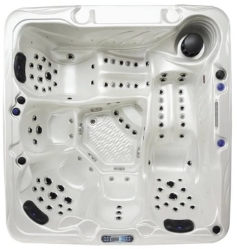 Jacuzzi ogrodowe całoroczne SPA z hydromasażem 5 osobowe Madera