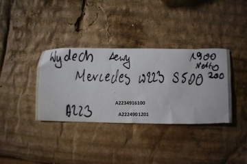 IDEÁLNÍ VÝFUK LEVÝ MERCEDES W223 S500 1