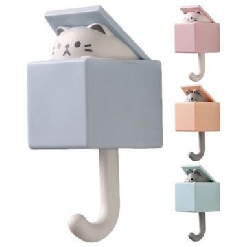 Зонд-липкий крючок Крючки Ключи Вешалка для одежды для кошек 4 шт.