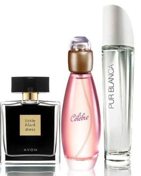 Zestaw Lbd 50ml+ Celebre 50ml +Purblanca 50ml AVON