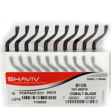 10x Ostrza do gratowanika B10S Shaviv Ostrze HSS-Co kobaltowe gratownik