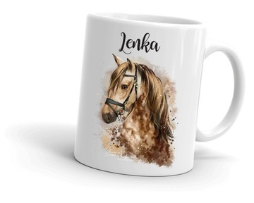 Kubek z KONIEM KOŃ na prezent 330ml + wstaw imię