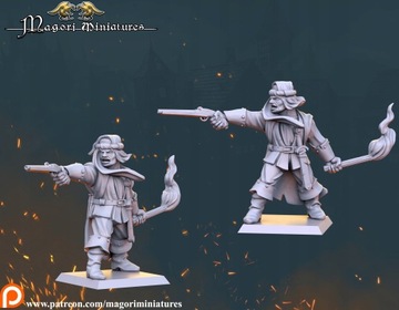 Команда охотников на ведьм - Миниатюры Магори - 3D-печать