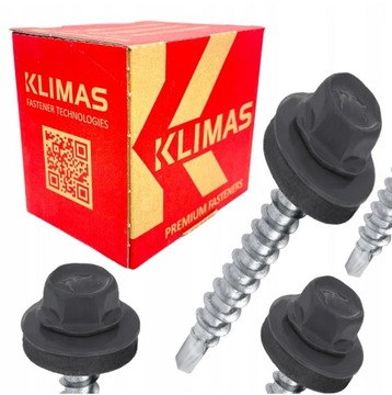WKRĘTY FARMERSKIE FARMERY 4,8x55mm RAL 7024 200szt