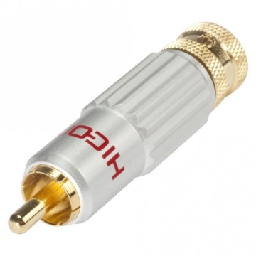 HICON HI-CM13-RED wtyk kablowy RCA