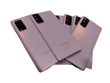 100% Oryginalna Klapka obudowa SAMSUNG S20 FE lawendowy PINK lavender