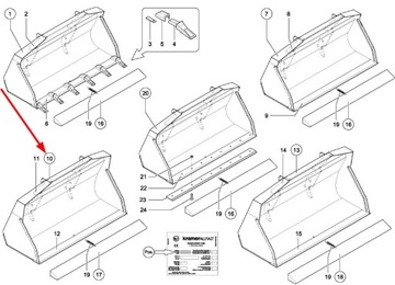 1000096393 Ведро для сыпучих материалов