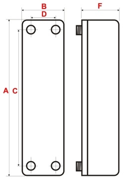 SANITLINE 20 ПЛАСТИНЧАТЫЙ ТЕПЛООБМЕННИК 20 кВт 4x 3/4