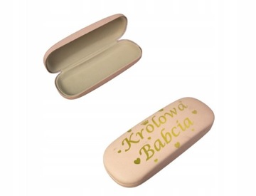 Etui na okulary KRÓLOWA BABCIA na DZIEŃ BABCI I DZIADKA dla Babci Prezent