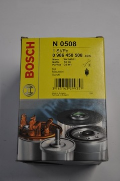 ФІЛЬТЕР ПАЛИВА BOSCH 0986450508 GALANT COLT VITARA 