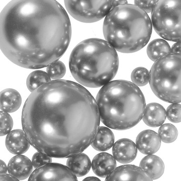 Ваза с жемчугом Круглые блестящие бусины 125 шт.