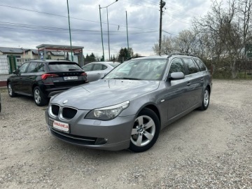 BMW Seria 5 E60 2008 BMW 520 163KM/Nawigacja/Sportowe fotele/