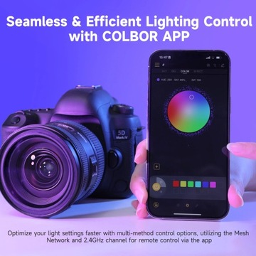 Мини-заполняющий светильник COLBOR W100 с двойной цветовой температурой