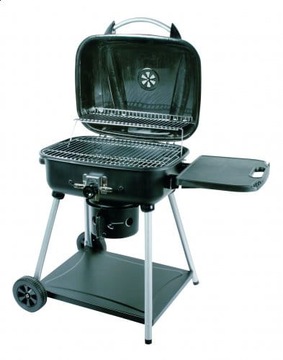Duży grill węglowy, ogrodowy z pokrywą 18kg MG927
