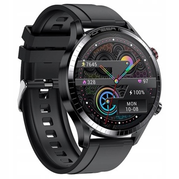 SMARTWATCH AMOLED ROZMOWY MĘSKI TĘTNO MENU PL