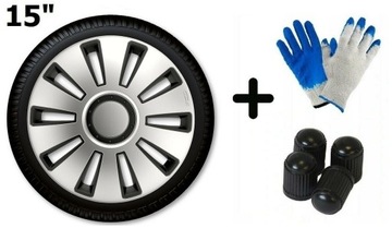 4x KOŁPAKI 15''SILVERSTONE SiB VW KIA HONDA+GRATIS