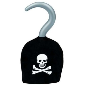 BROŃ do stroju PIRACKI HAK dodatek PIRAT karnawał