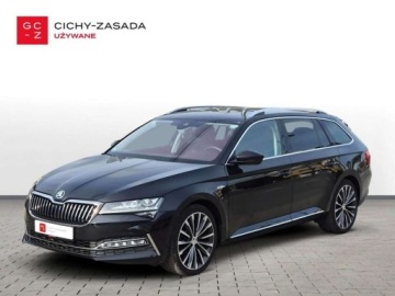 Skoda Superb III Kombi Facelifting 2.0 TDI SCR 150KM 2021 Skoda Superb LaurinKlement, II wlasciciel, Bezwypadkowy, Faktura VAT-23.