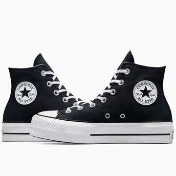 Converse All Star buty trampki czarne platforma 560845C 39,5