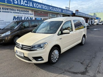 Volkswagen Caddy IV Kombi Maxi 2.0 TDI SCR BlueMotion Technology 102KM 2019 Volkswagen Caddy niepełnosprawnych rampa inwalida, zdjęcie 7