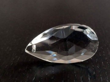 KRYSZTAŁ, ZAWIESZKA KRYSZTAŁOWA 4.5 CM ŁEZKA MIGDAŁ