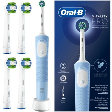 Szczoteczka Elektryczna do Zębów Oral-B Vitality Pro D103 Box Blue Zestaw