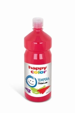 Farba tempera 1000 ml Happy Color czerwona