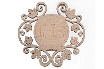 Ornament IHS - Ozdoba na Komunię 500 mm/480 mm