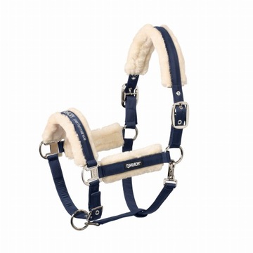 Eskadron kantar Faux-Fur Double Pin Basic - Pony granatowy