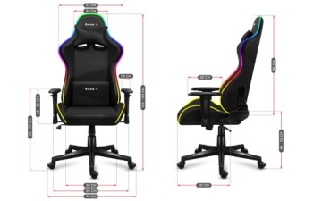 HUZARO RGB LED ДИСТАНЦИОННОЕ ИГРОВОЕ КРЕСЛО