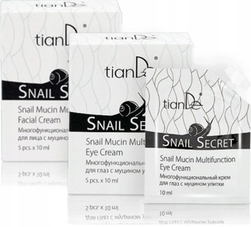 PROMOCYJNY PAKIET Z MUCYNĄ ŚLIMAKA tianDe 50 ml + 50 ml W CENIE JEDNEGO HIT
