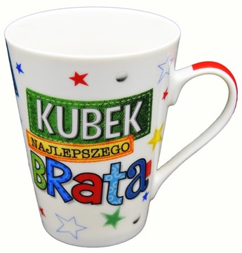 WYSTRZAŁOWY Kubek dla BRATA pod Choinkę, na Święta