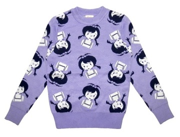 SWETER DZIECIĘCY Z MOTYWEM r. 128