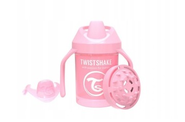 Кружка Twistshake с ручками Mini Cup 230мл 3м+ розовый