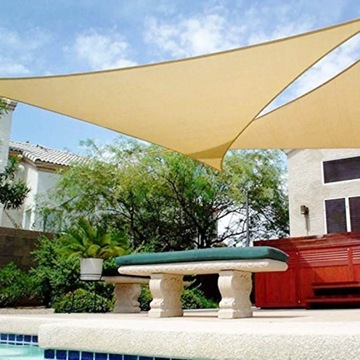 СОЛНЕЧНЫЙ ПАРУС, ВОДОНЕПРОНИЦАЕМЫЙ, ТРЕУГОЛЬНЫЙ, ТЕНТ 5х5х5М, УФ+ ЩИТ