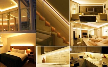 Светодиодная лента COB COLD 24В 12Вт/м 512LED 6000К НЕОН СИЛЬНАЯ И ПЛОТНАЯ ЛИНИЯ 5М