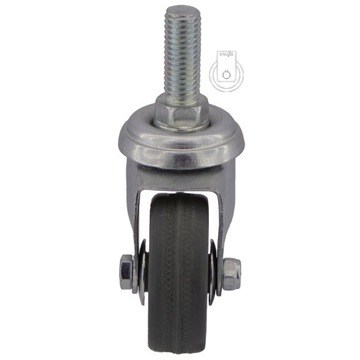 Комплект колёс фи 50, 4 шт., шкаф, полка 67ППГУМ50.